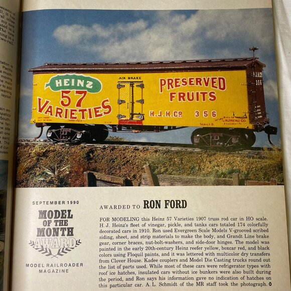 Model Railroader Magazine Back Issue September 1990 Vol 57 No 9 u - Picture 11 of 12